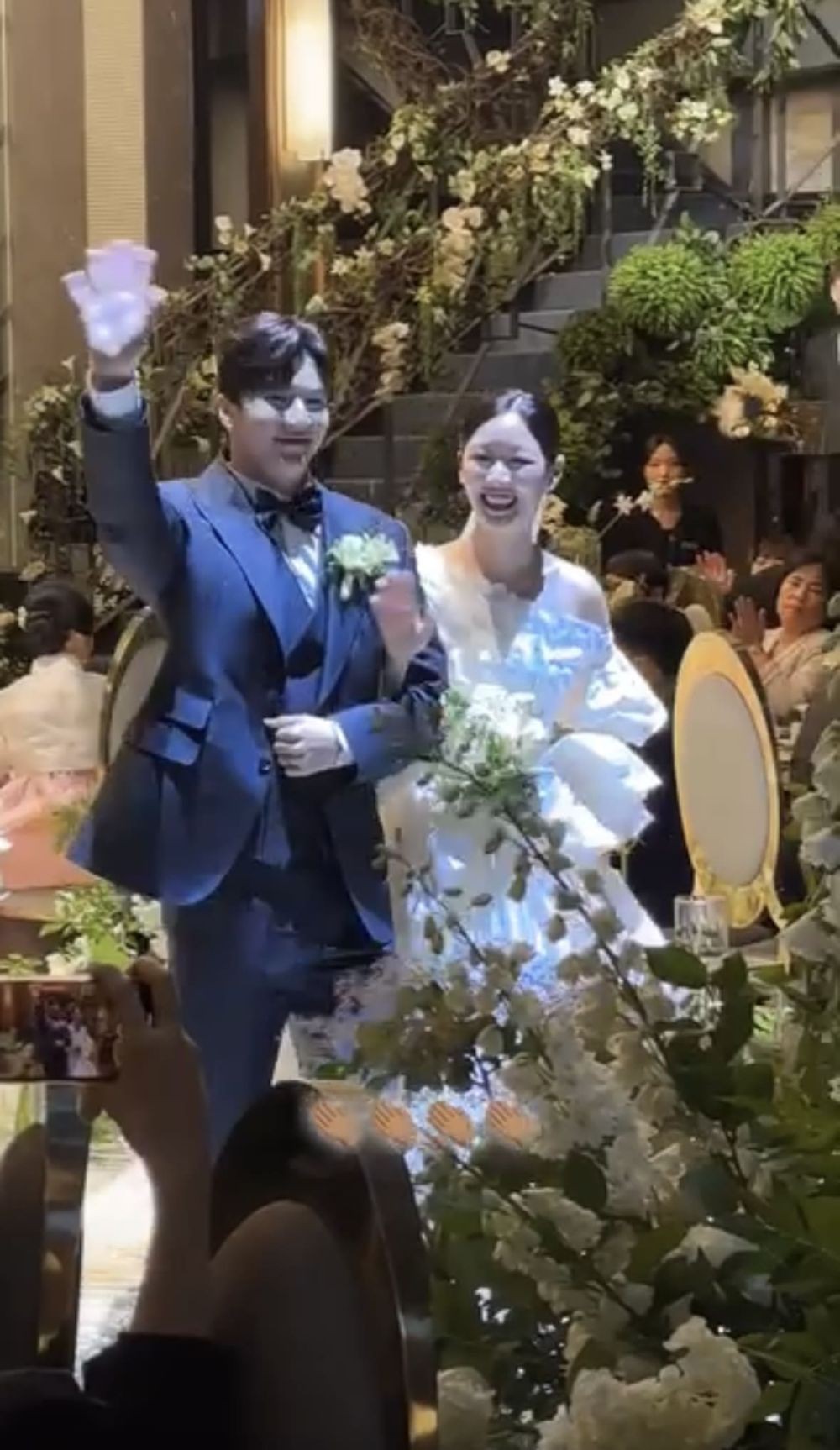 Thunder And Mimi Walking Down The Aisle
