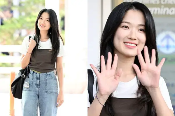 7 Portraits Of Kim Hye Yoon On Her Way To Bali For A Photoshoot: Very Friendly!