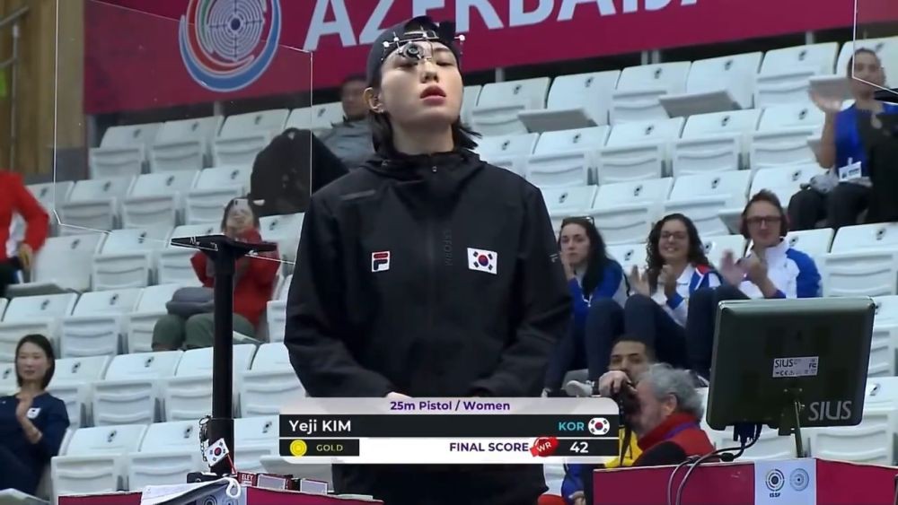 South Korean shooting athlete Kim Yeji