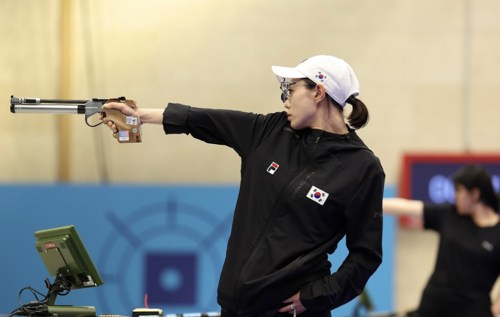 South Korean shooting athlete Kim Yeji