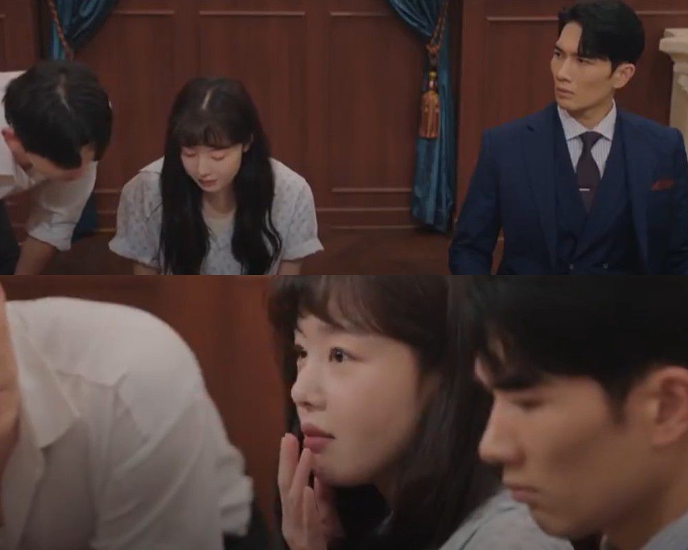 Seo Ji Hwan pulls Go Eun Ha's chair closer