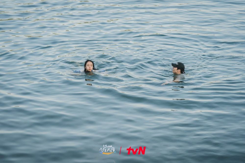 Beachside Swimming